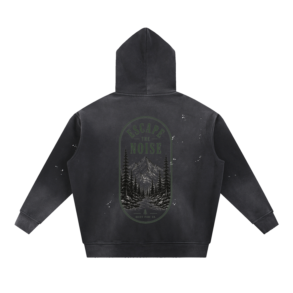 Vintage Washed Fleece Hoodie