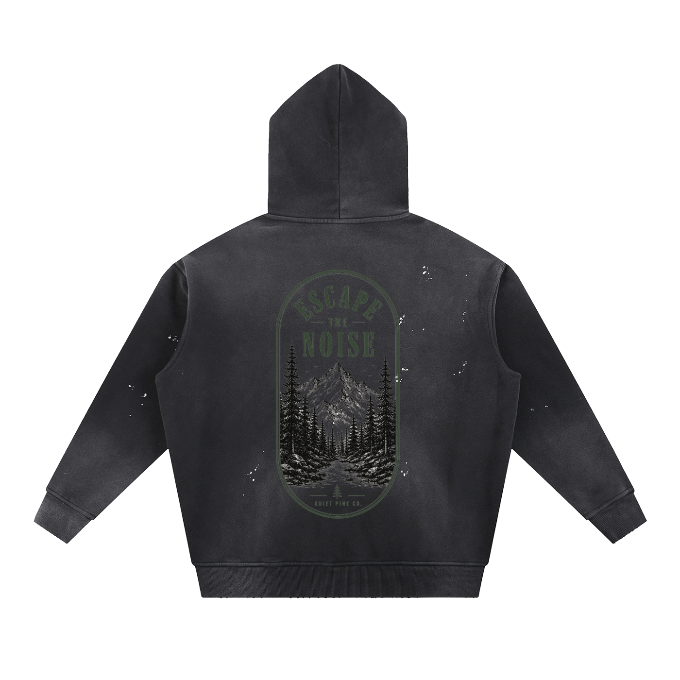 Vintage Washed Fleece Hoodie