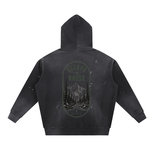 Vintage Washed Fleece Hoodie