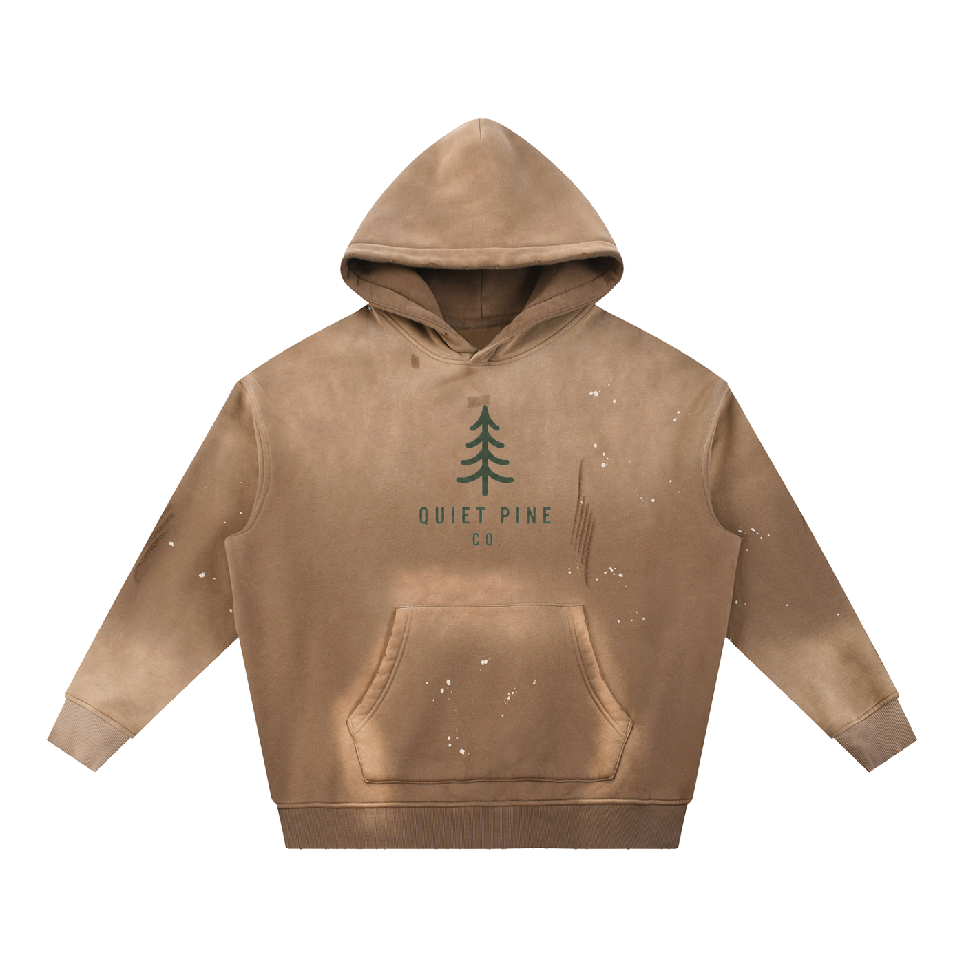 Vintage Washed Fleece Hoodie