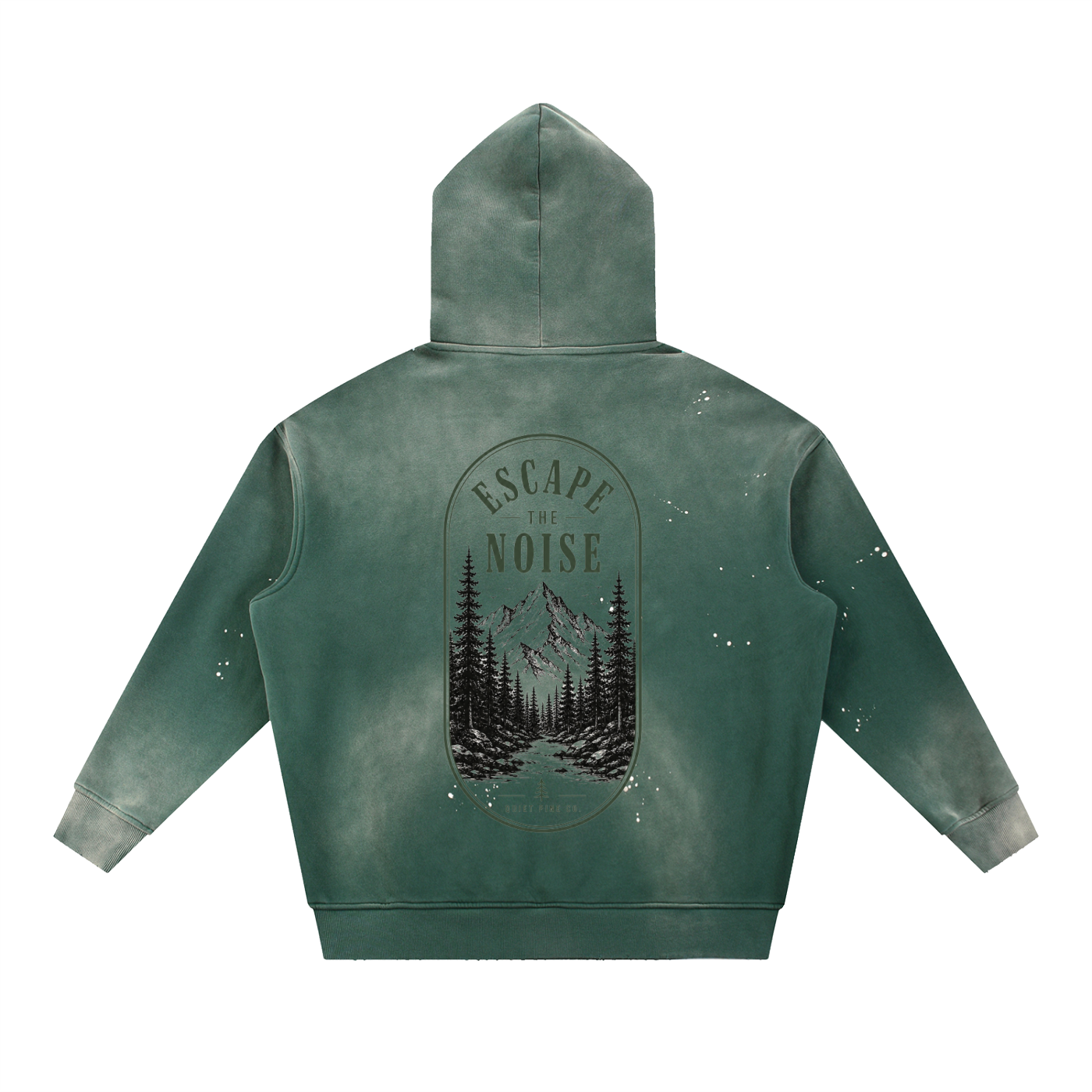 Vintage Washed Fleece Hoodie