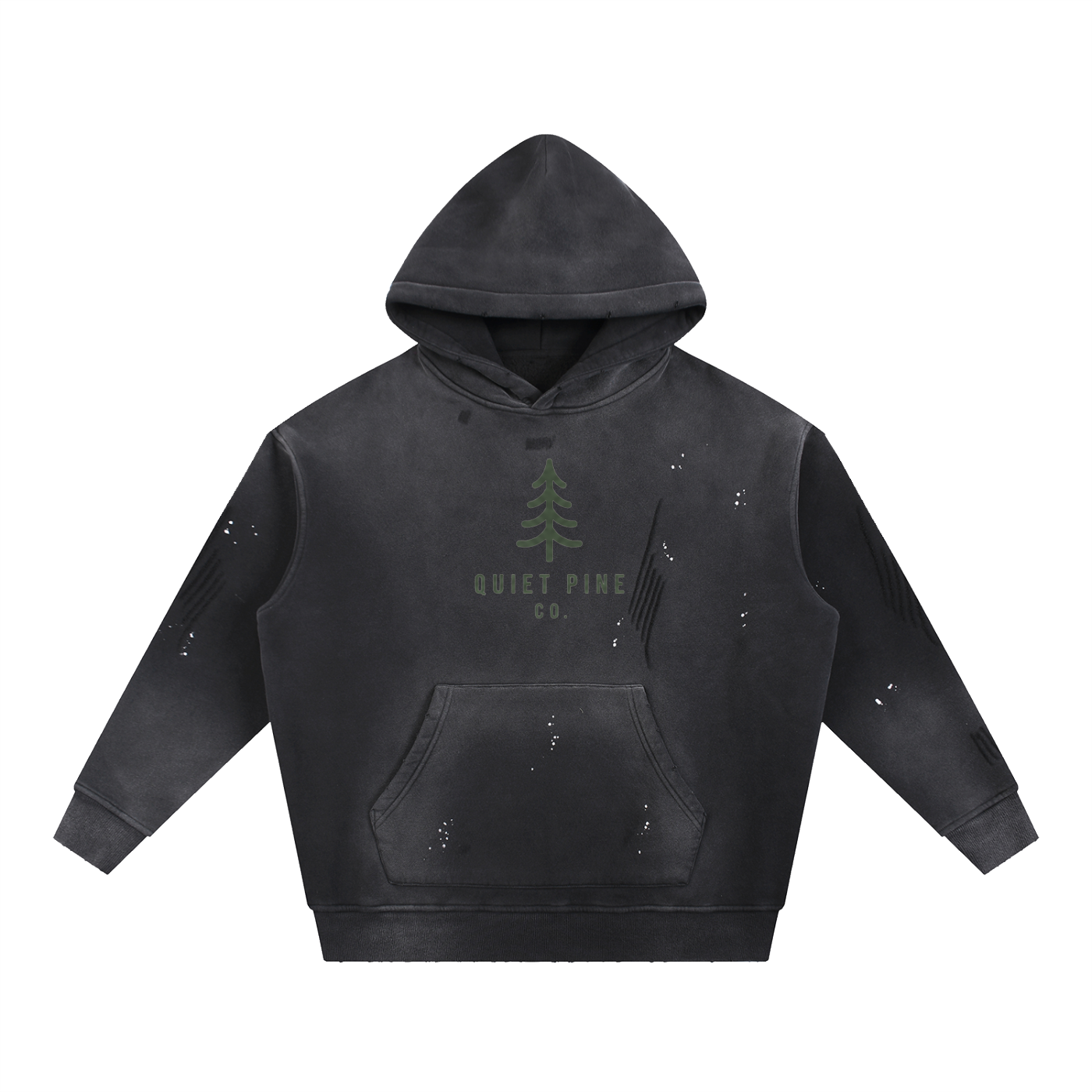 Vintage Washed Fleece Hoodie