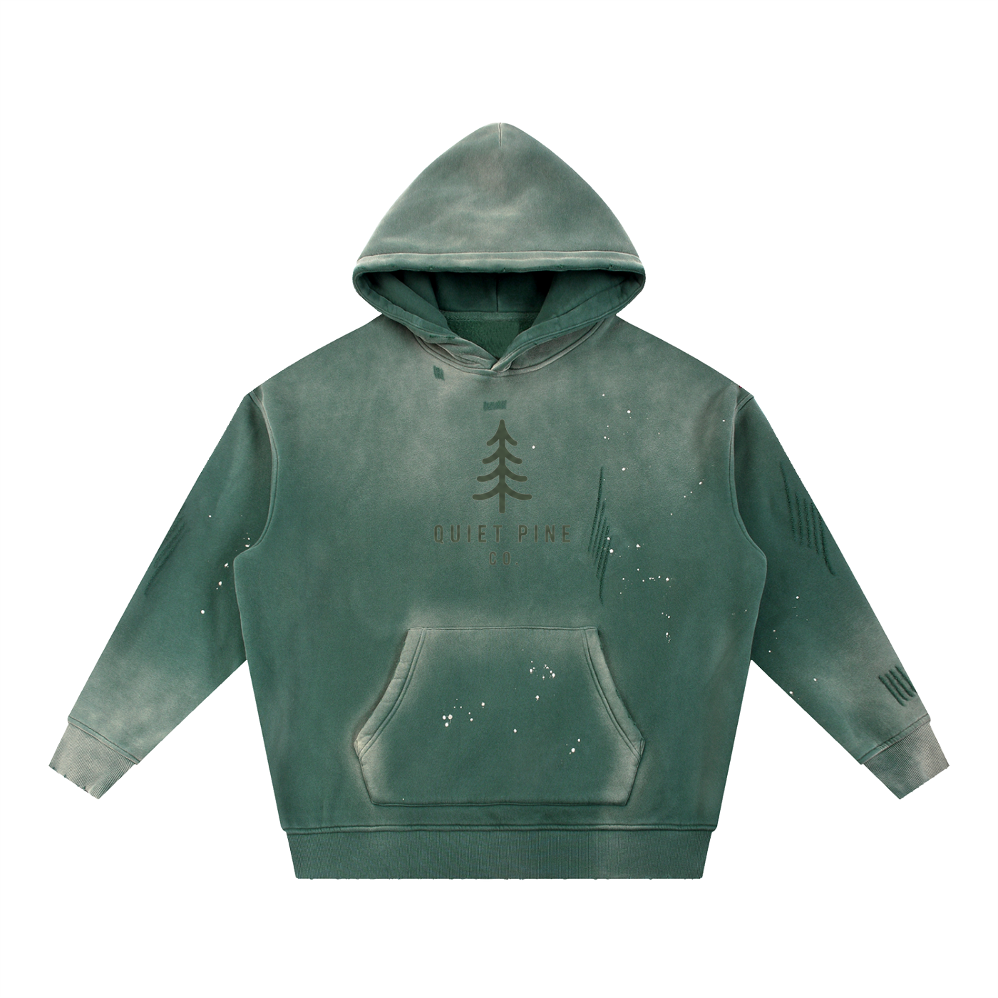 Vintage Washed Fleece Hoodie