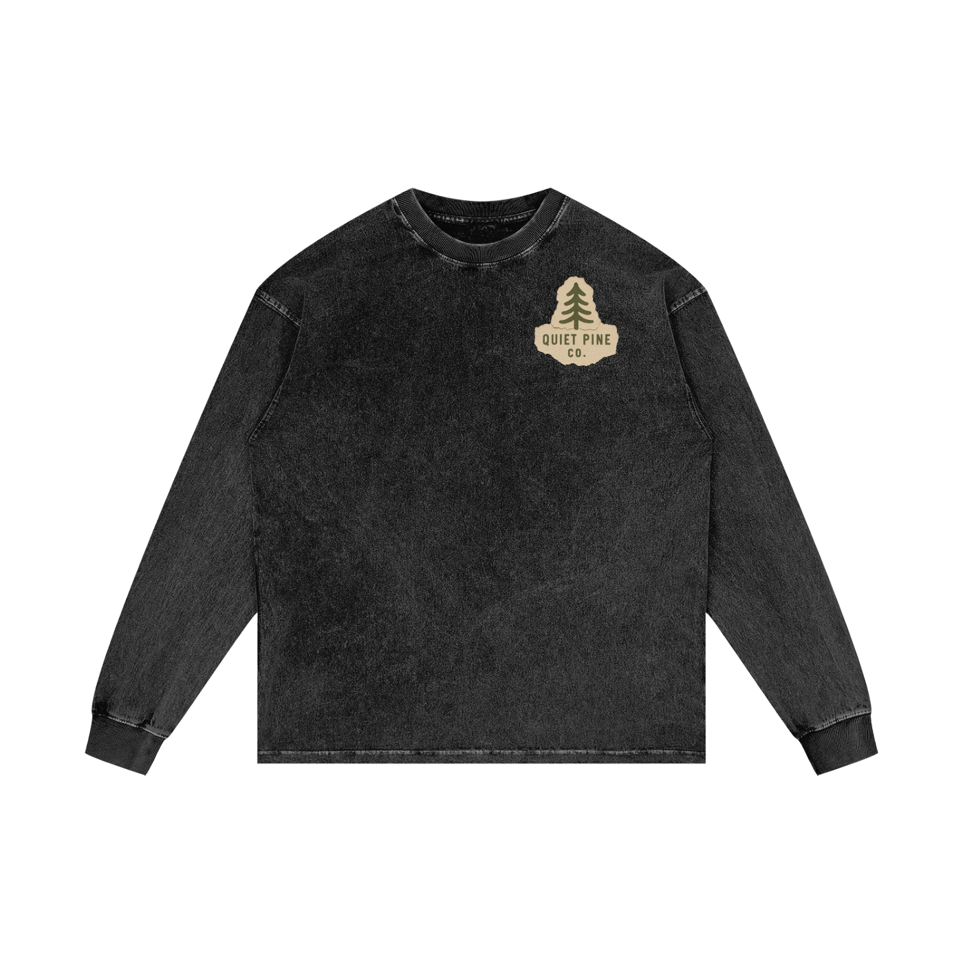 Acid Wash Oversize Long Sleeve T-Shirt