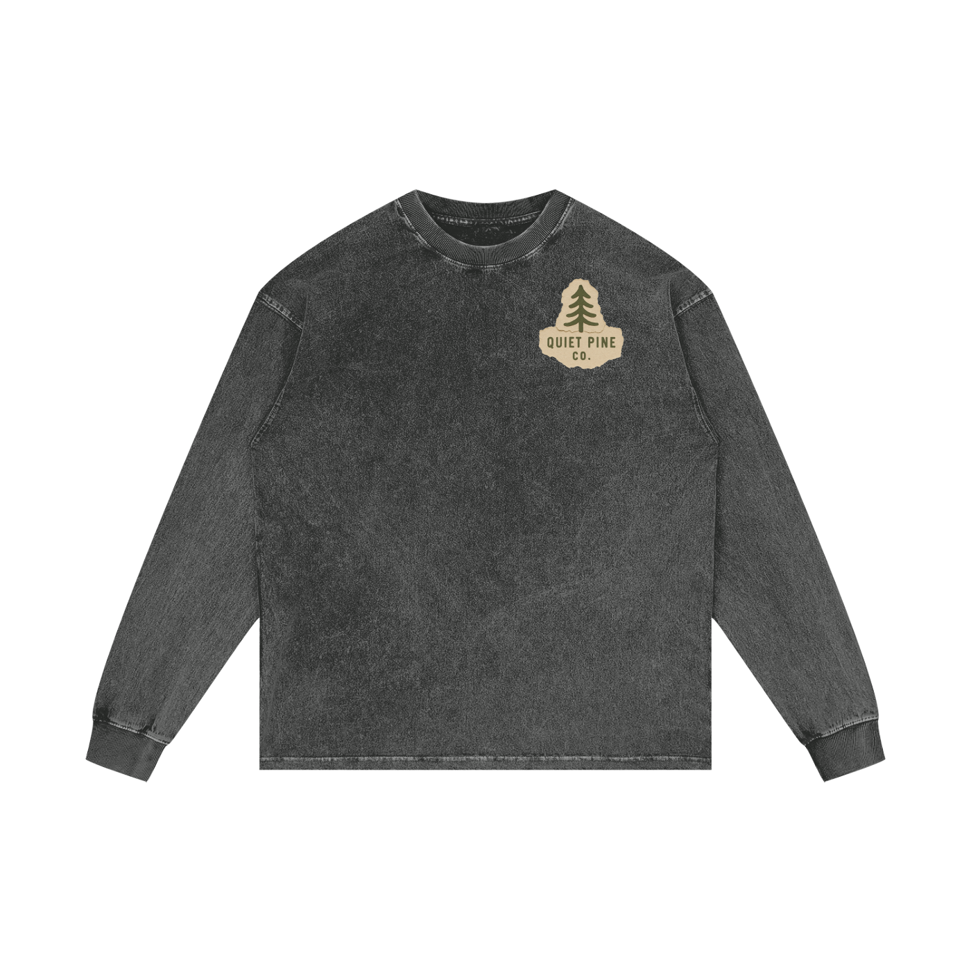 Acid Wash Oversize Long Sleeve T-Shirt