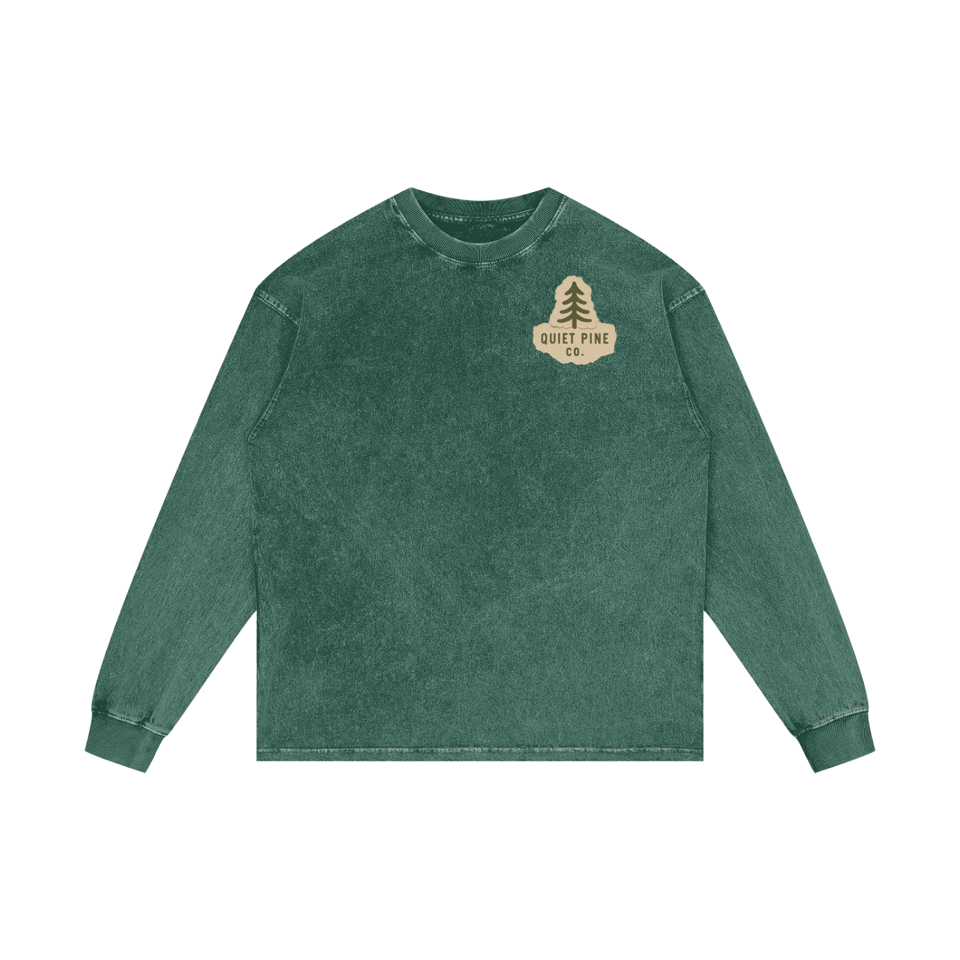 Acid Wash Oversize Long Sleeve T-Shirt